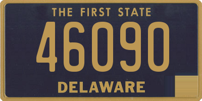 DE license plate 46090