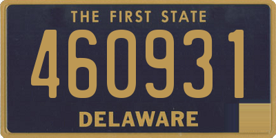 DE license plate 460931