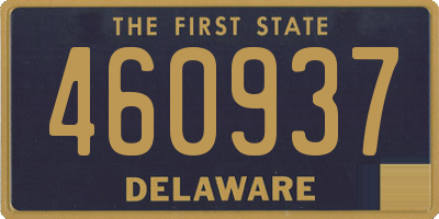 DE license plate 460937