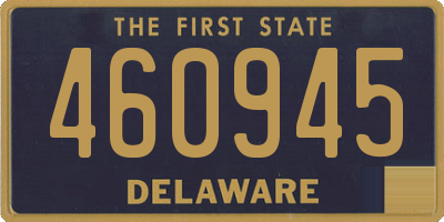 DE license plate 460945