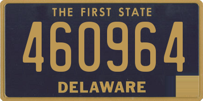 DE license plate 460964