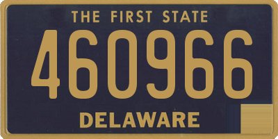 DE license plate 460966