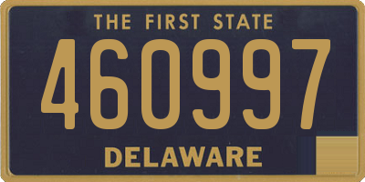 DE license plate 460997
