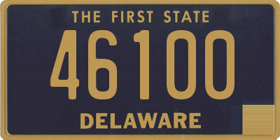 DE license plate 46100