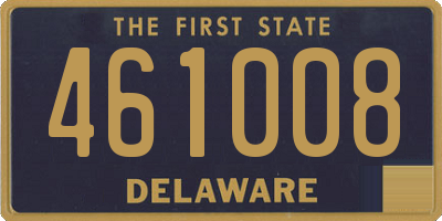DE license plate 461008