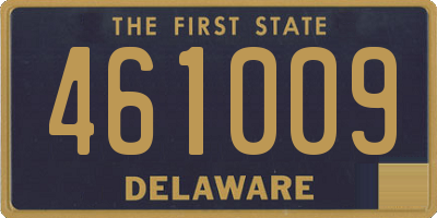 DE license plate 461009