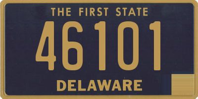 DE license plate 46101