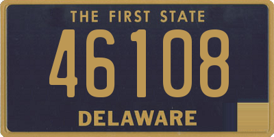 DE license plate 46108