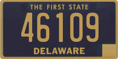 DE license plate 46109
