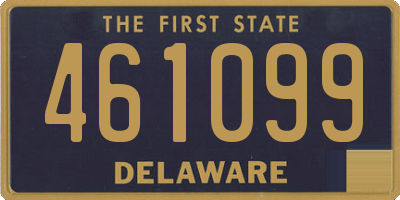 DE license plate 461099