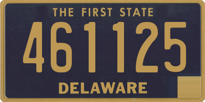DE license plate 461125