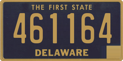 DE license plate 461164