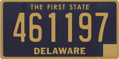 DE license plate 461197