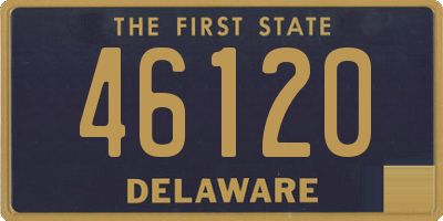 DE license plate 46120