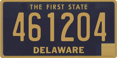 DE license plate 461204