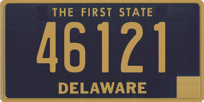 DE license plate 46121