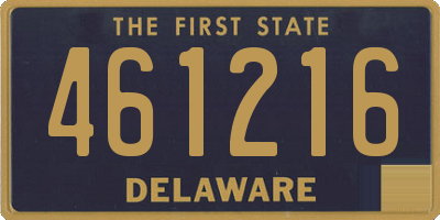 DE license plate 461216