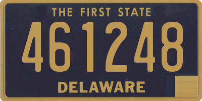 DE license plate 461248