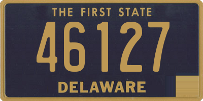 DE license plate 46127