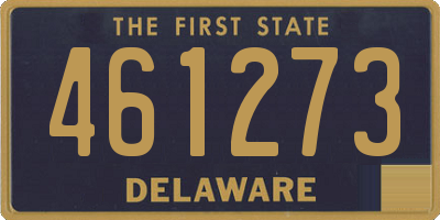 DE license plate 461273