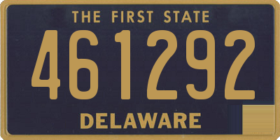 DE license plate 461292