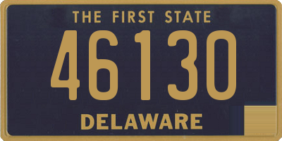 DE license plate 46130