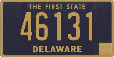 DE license plate 46131