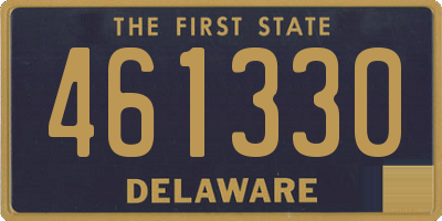 DE license plate 461330