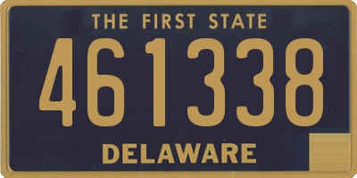DE license plate 461338