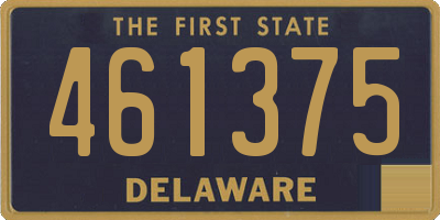 DE license plate 461375