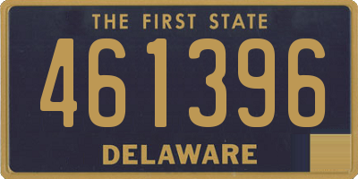 DE license plate 461396