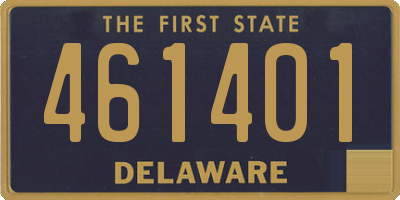 DE license plate 461401
