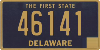 DE license plate 46141