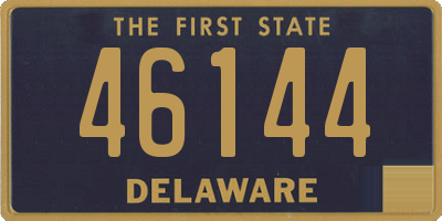 DE license plate 46144