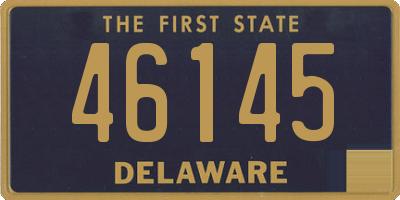 DE license plate 46145