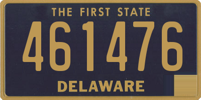 DE license plate 461476