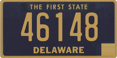 DE license plate 46148