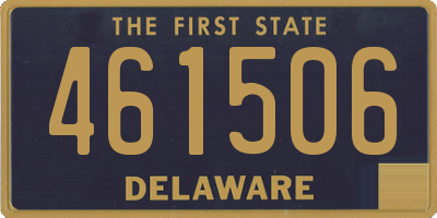 DE license plate 461506