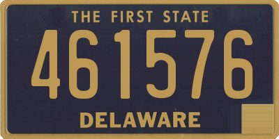 DE license plate 461576