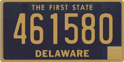 DE license plate 461580