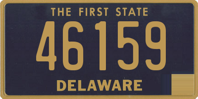 DE license plate 46159