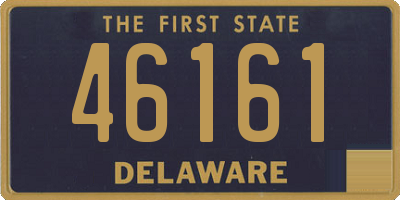 DE license plate 46161