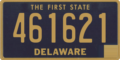 DE license plate 461621