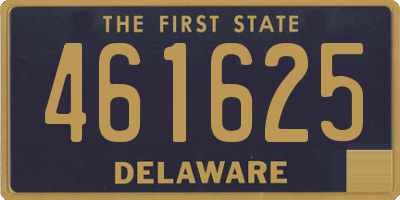DE license plate 461625