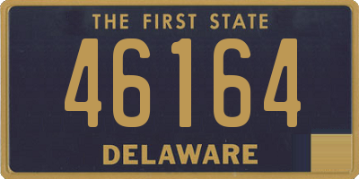 DE license plate 46164