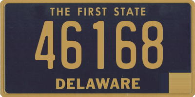 DE license plate 46168