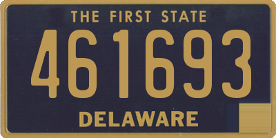 DE license plate 461693