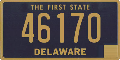 DE license plate 46170