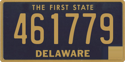 DE license plate 461779