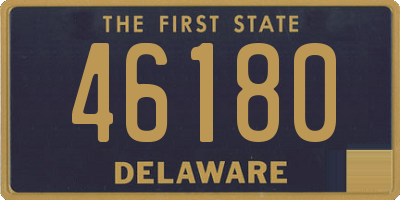 DE license plate 46180
